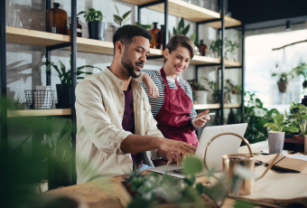 Plant store owners