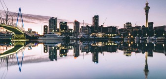 New Zealand Auckland city skyline