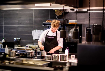 pexels rene asmussen chef in commercial kitchen