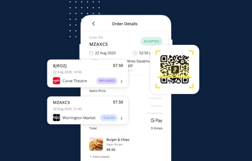 Scan order pay UK USD
